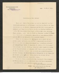Nachlass Franz Steindachner, Brief von Eduard Brückner an Franz Steindachner (13.01.1912), Inv.Nr. 59.03, Seite 1